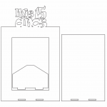 Portarretrato "Mis 15 años" 2 - Vector descarganle para corte CNC y grabado laser gratis | Stanser