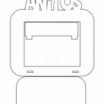Portarretrato "3 años" - Vector descarganle para corte CNC y grabado laser gratis | Stanser