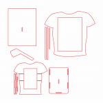 Portarretrato de playera - Vector descarganle para corte CNC y grabado laser gratis | Stanser