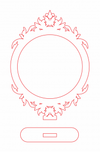 Portarretrato circular