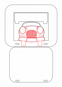Portarretrato coche