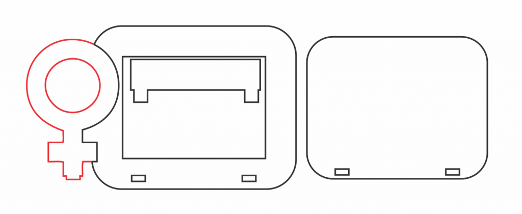 Símbolo de Venus — vector para corte CNC