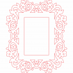 Portarretrato "Flores" - Vector descarganle para corte CNC y grabado laser gratis | Stanser