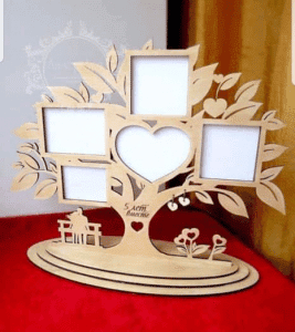 Portarretrato «Árbol de corazón»