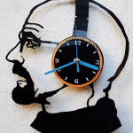 Reloj "Audífonos" - Vector SVG DXF para Laser CO2 - Descargable gratis | Stanser