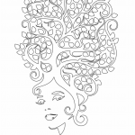 Mujer "Árbol" 2 - Vector descarganle para corte CNC y grabado laser gratis | Stanser