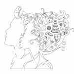 Novio de perfil - Vector descarganle para corte CNC y grabado laser gratis | Stanser