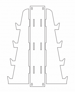Soporte para  4 controles de consola