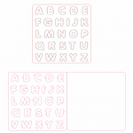 Juego didáctico "Alfabeto" - Vector descarganle para corte CNC y grabado laser gratis | Stanser