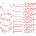 Caja hexagonal - Vector SVG DXF para CNC Router y Laser CO2 - Descargable gratis | Stanser
