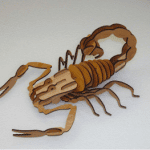 Escorpión 3D - Vector descarganle para corte CNC y grabado laser gratis | Stanser