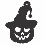 Aretes "Calabaza con sombrero" - Vector descarganle para corte CNC y grabado laser gratis | Stanser