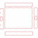 Bandeja "Ondas" - Vector SVG DXF para CNC Router y Laser CO2 - Descargable gratis | Stanser
