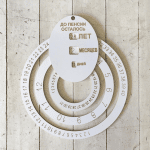 Calendario Circular de pared - Vector descarganle para corte CNC y grabado laser gratis | Stanser