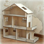 Casa de 5 habitaciones - Vector descarganle para corte CNC y grabado laser gratis | Stanser