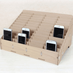 Estante para 48 celulares - Vector descarganle para corte CNC y grabado laser gratis | Stanser