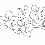 Rama con 3 flores - Vector descarganle para corte CNC y grabado laser gratis | Stanser