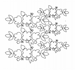 Siluetas de flores