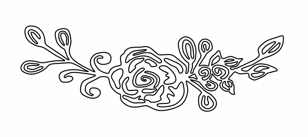 Flores #2 — vector para corte CNC