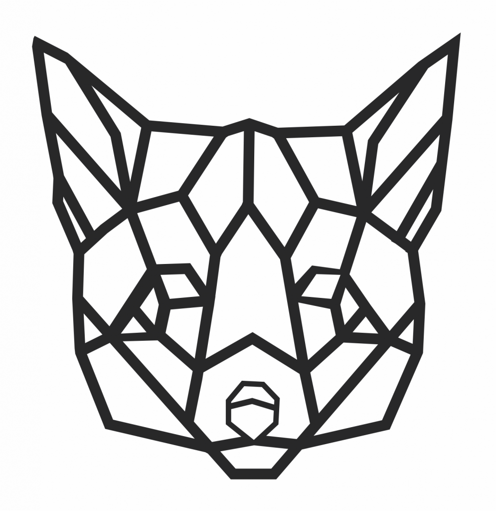 Cabeza de Zorro — vector para corte CNC