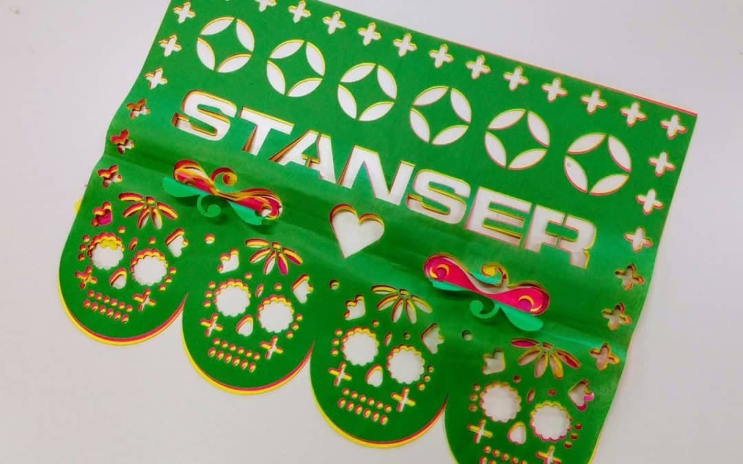 Cómo cortar papel picado con un CNC láser ¡Plantilla gratis!