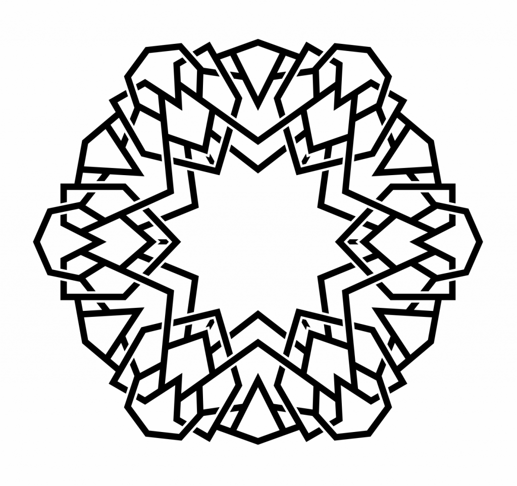 Mandala 13 — vector para corte CNC
