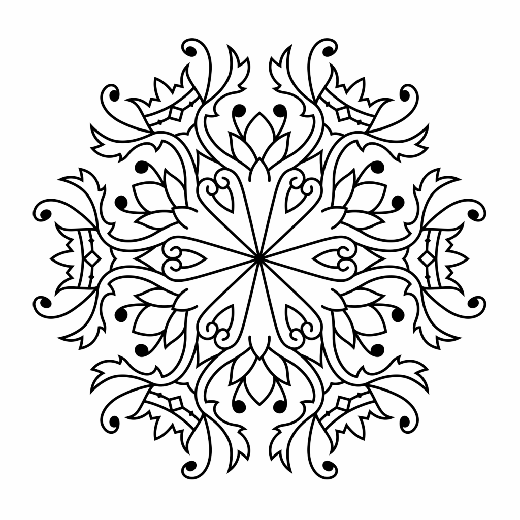 Mandala 15 — vector para corte CNC