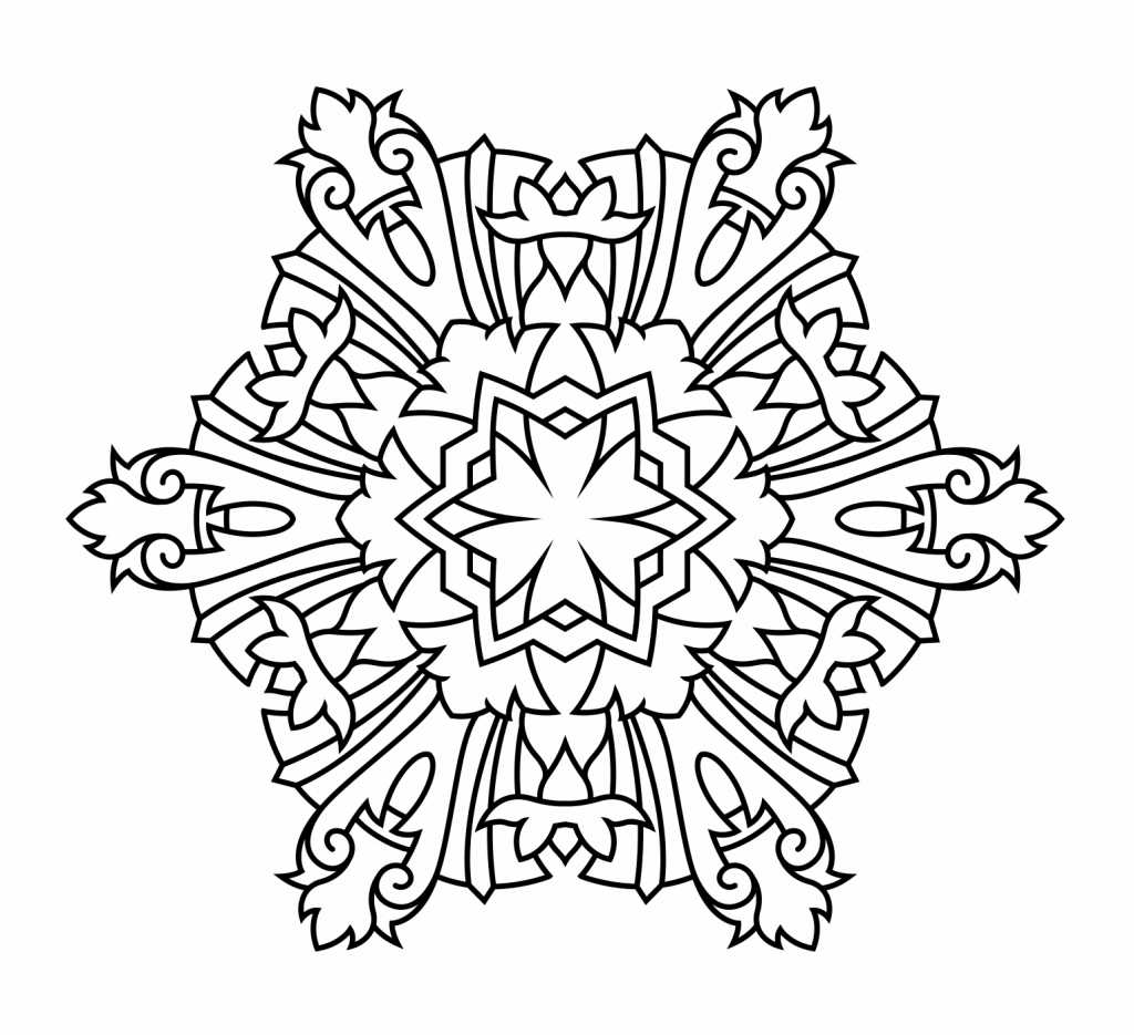 Mandala 16 — vector para corte CNC