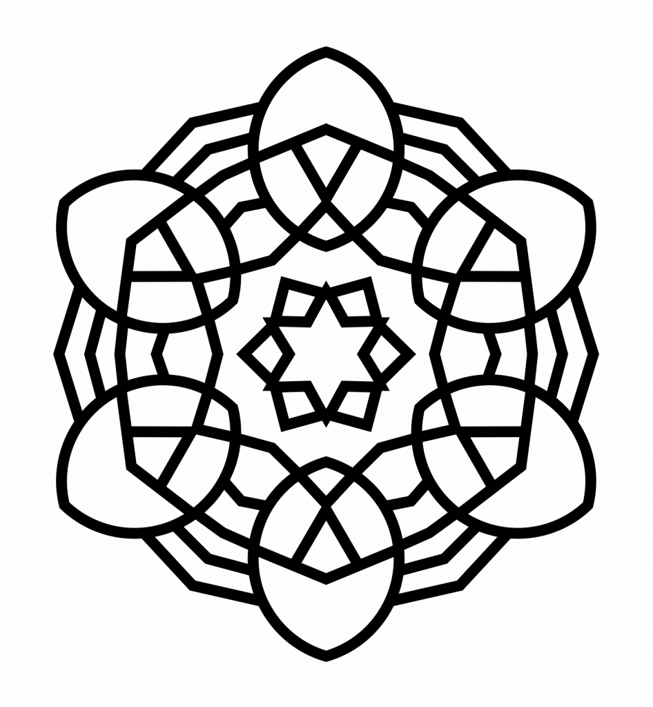 Mandala 17 — vector para corte CNC