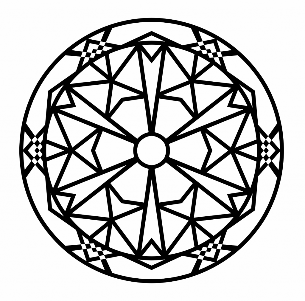 Mandala  21 — vector para corte CNC