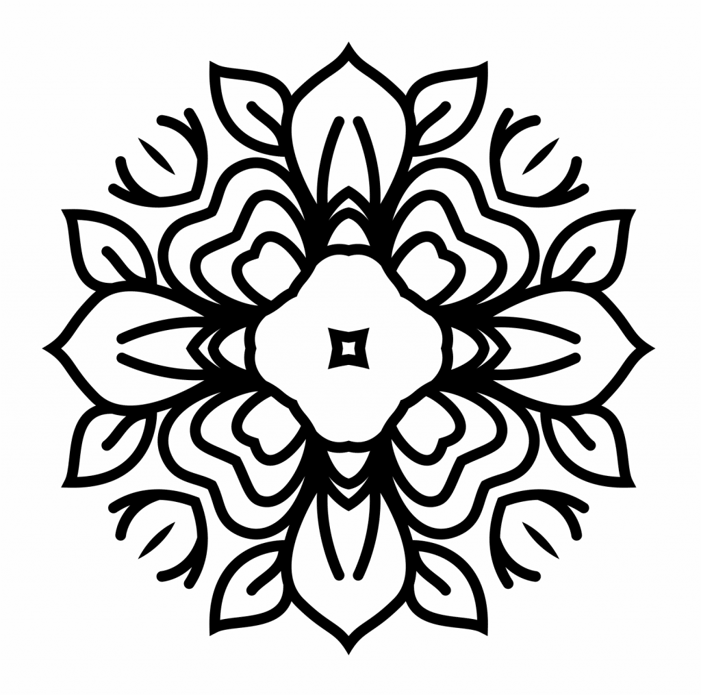 Mandala 22 — vector para corte CNC