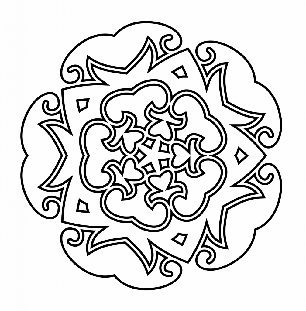 Mandala 23 — vector para corte CNC