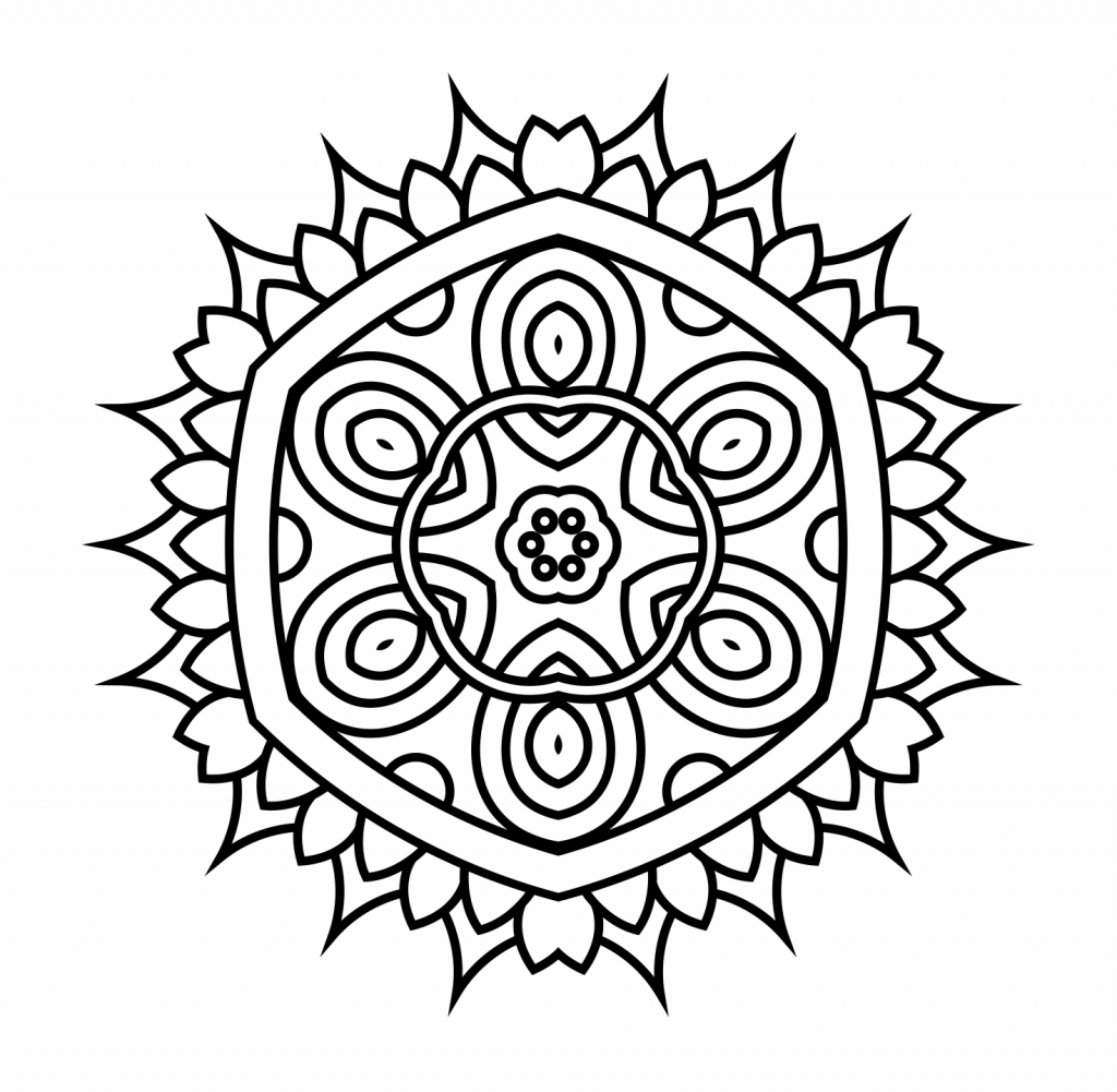 Mandala  28 — vector para corte CNC