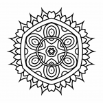Mandala  28 - Vector descarganle para corte CNC y grabado laser gratis | Stanser