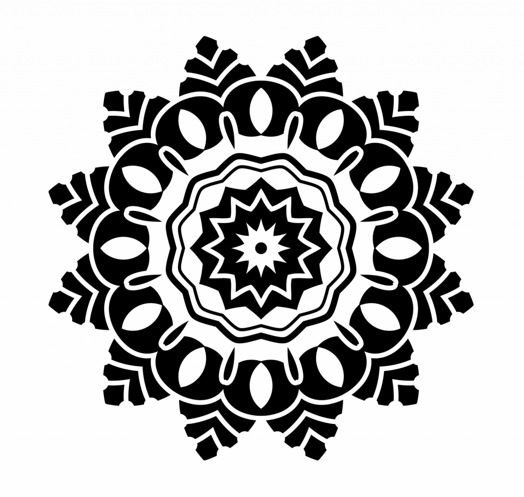 Mandala 33 — vector para corte CNC
