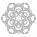Mandala de estrella - Vector SVG DXF para CNC Router y Laser CO2 - Descargable gratis | Stanser