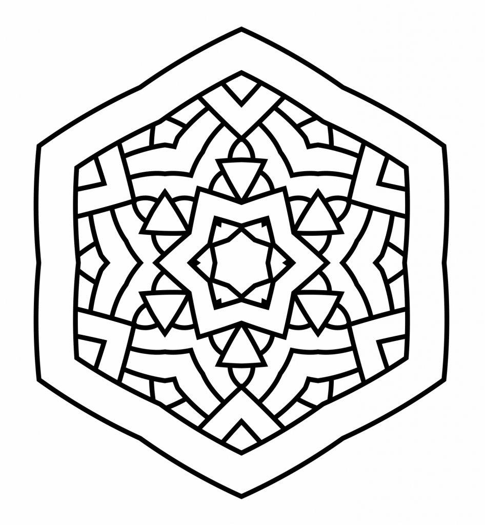 Mandala 4 — vector para corte CNC