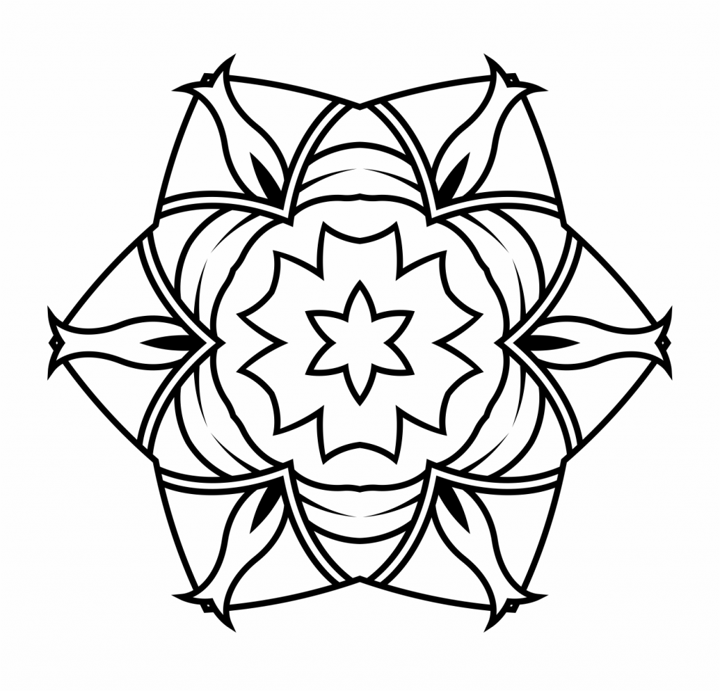 Mandala 47 — vector para corte CNC