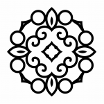 Mandala 48 - Vector descarganle para corte CNC y grabado laser gratis | Stanser
