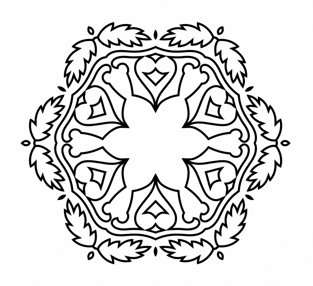 Mandala 5 — vector para corte CNC