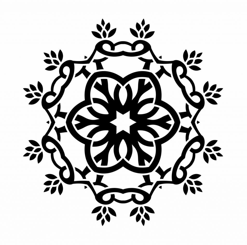 Mandala 50 — vector para corte CNC
