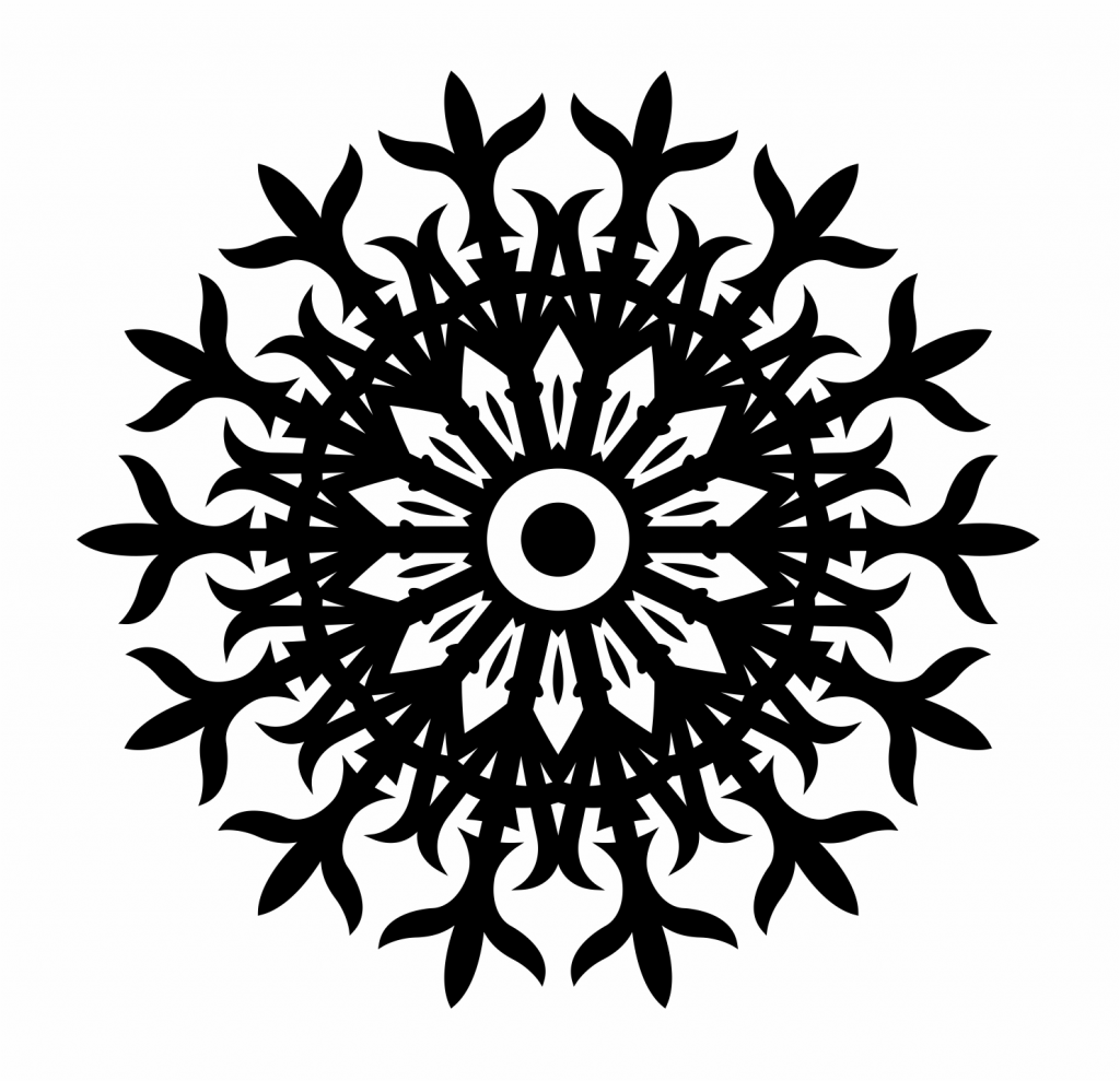 Mandala 53 — vector para corte CNC