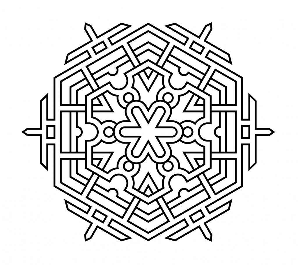 Mandala 57 — vector para corte CNC