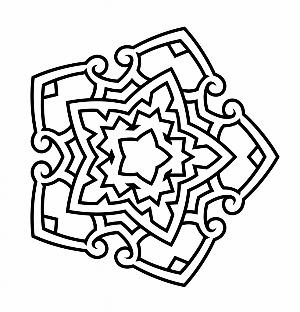 Mandalas 63 — vector para corte CNC