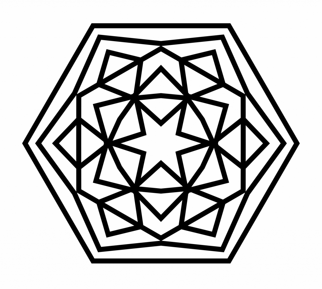 Mandala 64 — vector para corte CNC