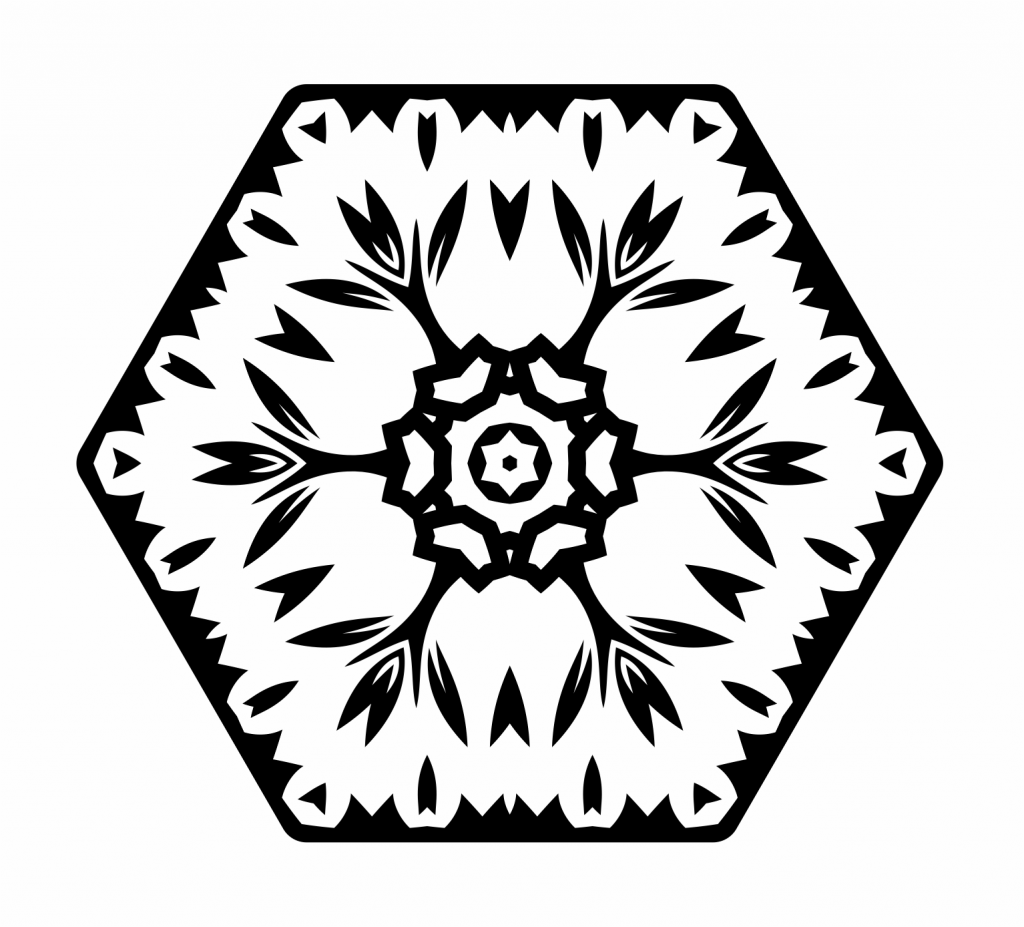 Mandala 65 — vector para corte CNC