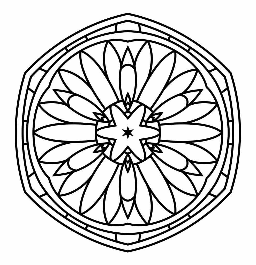 Mandala 7 — vector para corte CNC