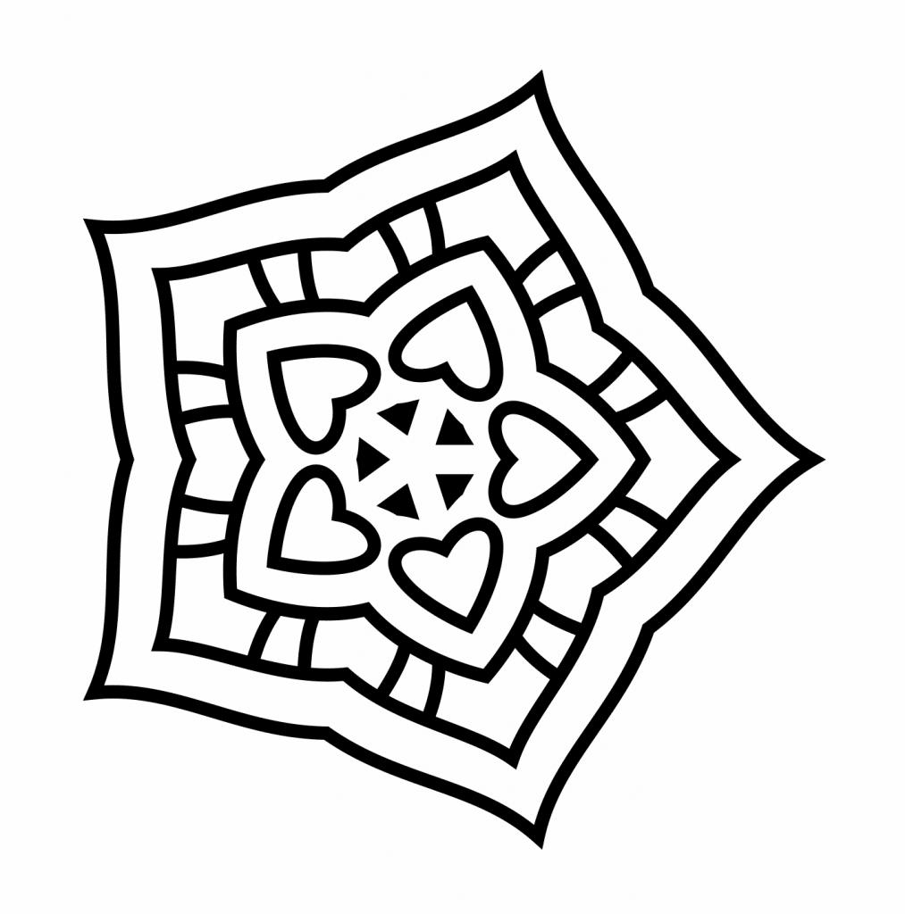Mandala 9 — vector para corte CNC