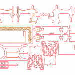 Máquina de coser 3D - Vector SVG DXF para CNC Router y Laser CO2 - Descargable gratis | Stanser