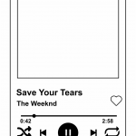 Marco para foto "Canción" - Vector descarganle para corte CNC y grabado laser gratis | Stanser